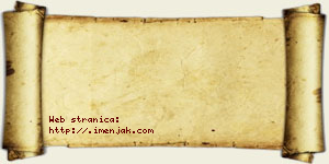 Jasmina Jaglikić vizit kartica